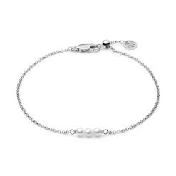 Perla Cinque Armbånd, Silver, 18 cm