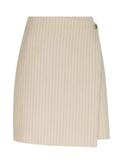 Petrani Pinstriped Nederdel, Sand, 34