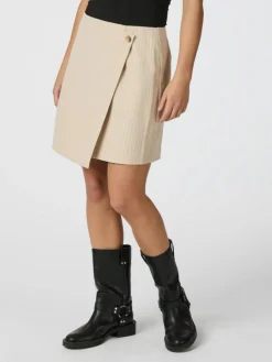 Petrani Pinstriped Nederdel, Sand, 34