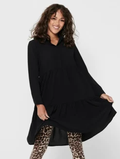 Piper Skjortekjole, Sort, 34