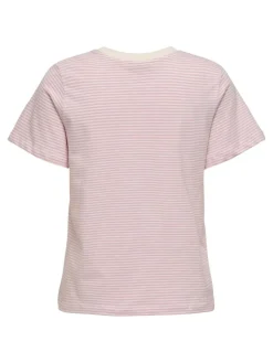 Pisa T-shirt, Cloud Dancer/Fragrant Lilac, L