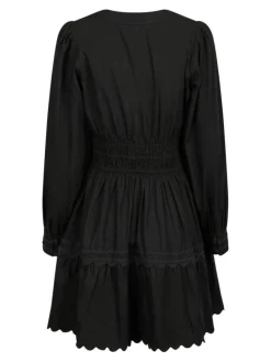 Polaris C Poplin Kjole, Black, 34