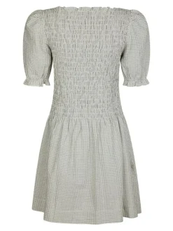 Polkis Small Check Kjole, Creme, 36