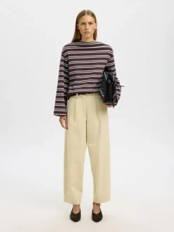 Polly Boatneck T-shirt, Fig, M