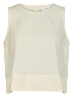 Polly C Poplin Top, Light Yellow, 38