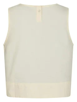 Polly C Poplin Top, Light Yellow, 38