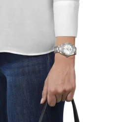 PR 100 Sport Chic T101.910.11.116.00 Dameur, Steel/White, 36 mm