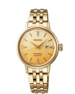 Presage SRE018J1 Dameur, Gold Plated, 30 mm