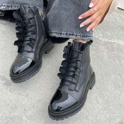 Pretty Støvler, Black Patent, 37