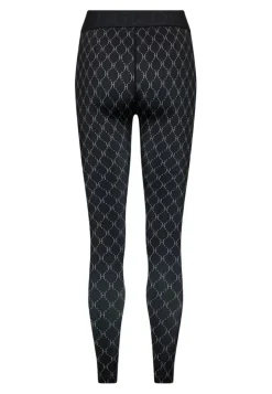 Printed Leggings, Black/Grey, L