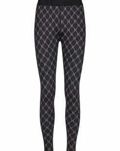 Printed Leggings, Sort, S