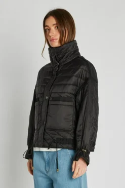 Puffy Frida Jakke, Black, 36