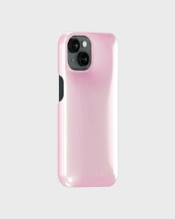 Puffy Iphone 16E/15/14/13 Cover, Glazed Pink