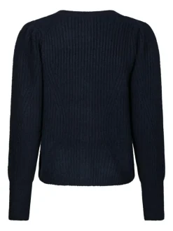 Puli Knit Cardigan, Navy, 36