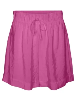 Queeny Højtaljede Shorts, Phlox Pink, M