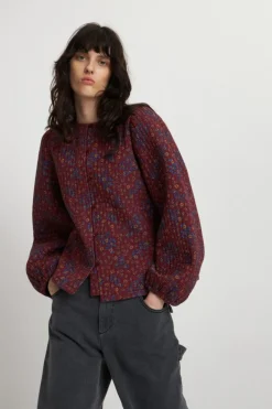 Quiltet Jakke, Flower Mix, 40