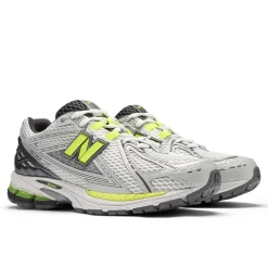 1906R Sneakers, Light Silver Metallic/Alkaline Green, 44.5