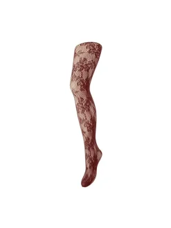 Rane Jacquard Tights, Tawny Port