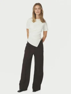 Rasmine Soft Bluse, Off White, 38