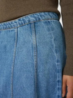 Raya Denim Nederdel, Vintage Blue, 38