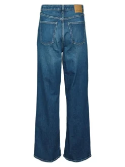 Rebecca Wide Jeans, Medium Blue Denim, W27/L34
