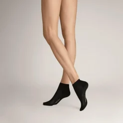 Relax Fine Sneaker Strømper, Black, 39/42