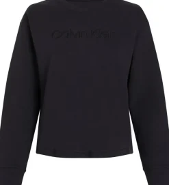 Relaxed Lounge Sweatshirt, Black, XS
