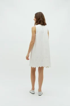 Rhiann Scallop-G Kjole, White, S