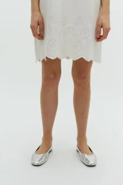 Rhiann Scallop-G Kjole, White, S