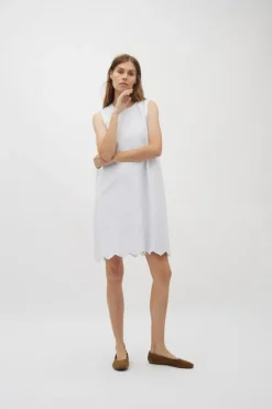 Rhiann Scallop-G Kjole, White, S