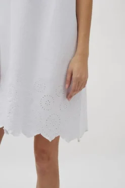 Rhiann Scallop-G Kjole, White, S