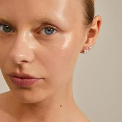 Riko 2-pak Øreringe, Silver Plated