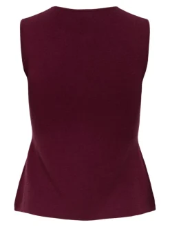 Riley Zip Vest, Maroon Banner, L