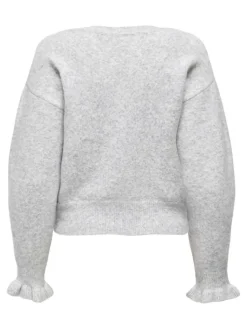 Rima Cardigan, Light Grey Melange, XL