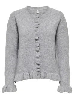Rima Life Cardigan, Light Grey Melange, L