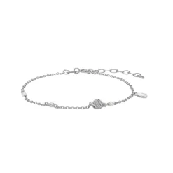 Ripples Armbånd, Silver, 17+3 cm