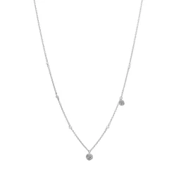 Ripples Halskæde, Silver, 42+3 cm