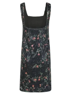 Ririn Flower Sequins Kjole, Black, 36