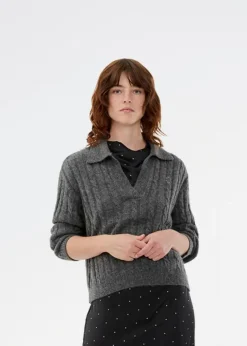 RiseMD Polo, Dark Grey Melange, M