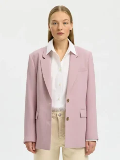 Rita Classic Blazer, Bleached Mauve, 38