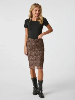 Roa Mesh Leo Nederdel, Leopard, 34