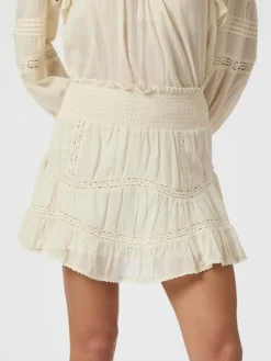 Robby S Voile Nederdel, Light Yellow, 42