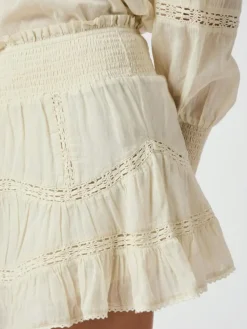 Robby S Voile Nederdel, Light Yellow, 42