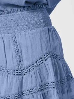 Robby S Voile Nederdel, Smoke Blue, 40