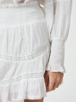 Robby S Voile Nederdel, White, 42