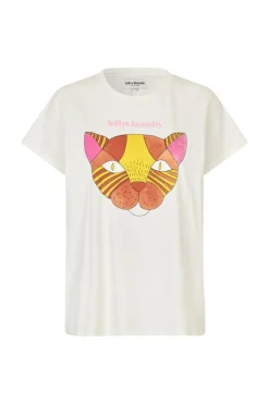 RomaLL Cat T-shirt, White, L