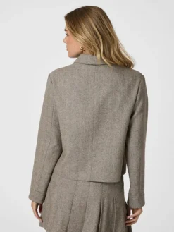 Romana Herringbone Jakke, Dusty Brown, 36