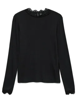 Rosa Bluse, Black, S