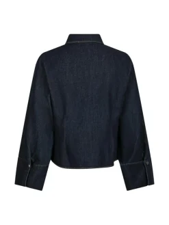 Rosa Denim Skjorte, Dark Blue, 34