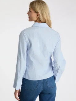 Rosa Stripe Shirt, Light Blue, 38